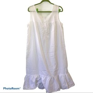 Lady Cameo White Lace Edging Nightie